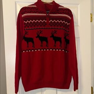 Chaps, Men’s Large, Christmas sweater, worn once, like new condition.